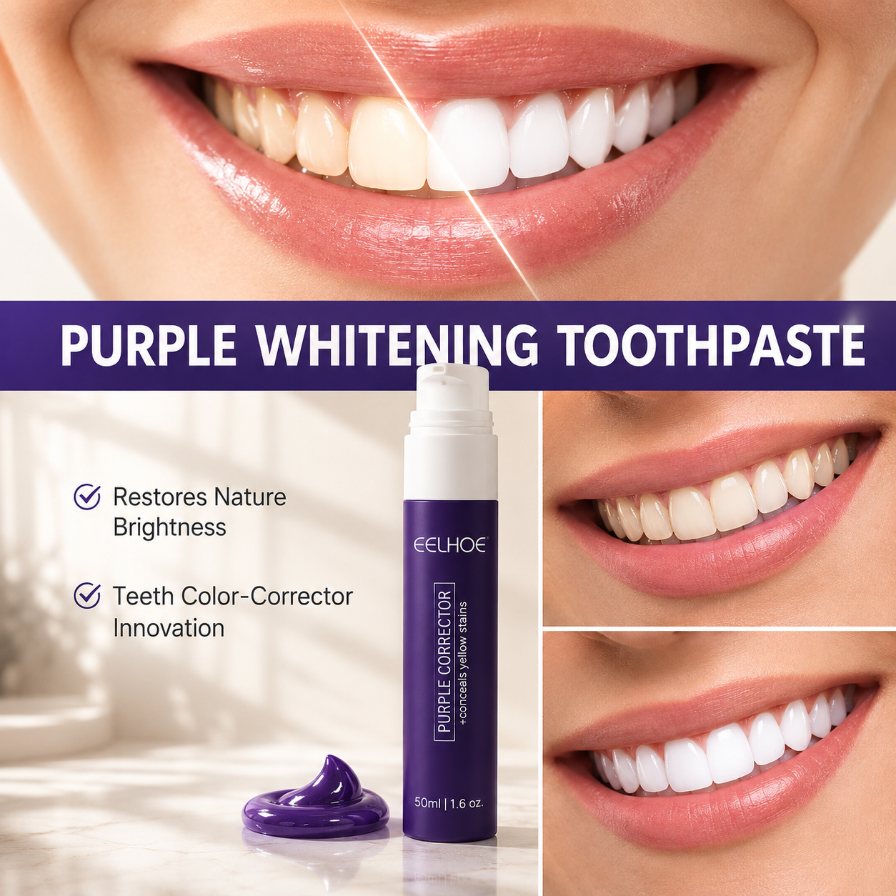 Purple Smile – Color Correcting Tooth Gel