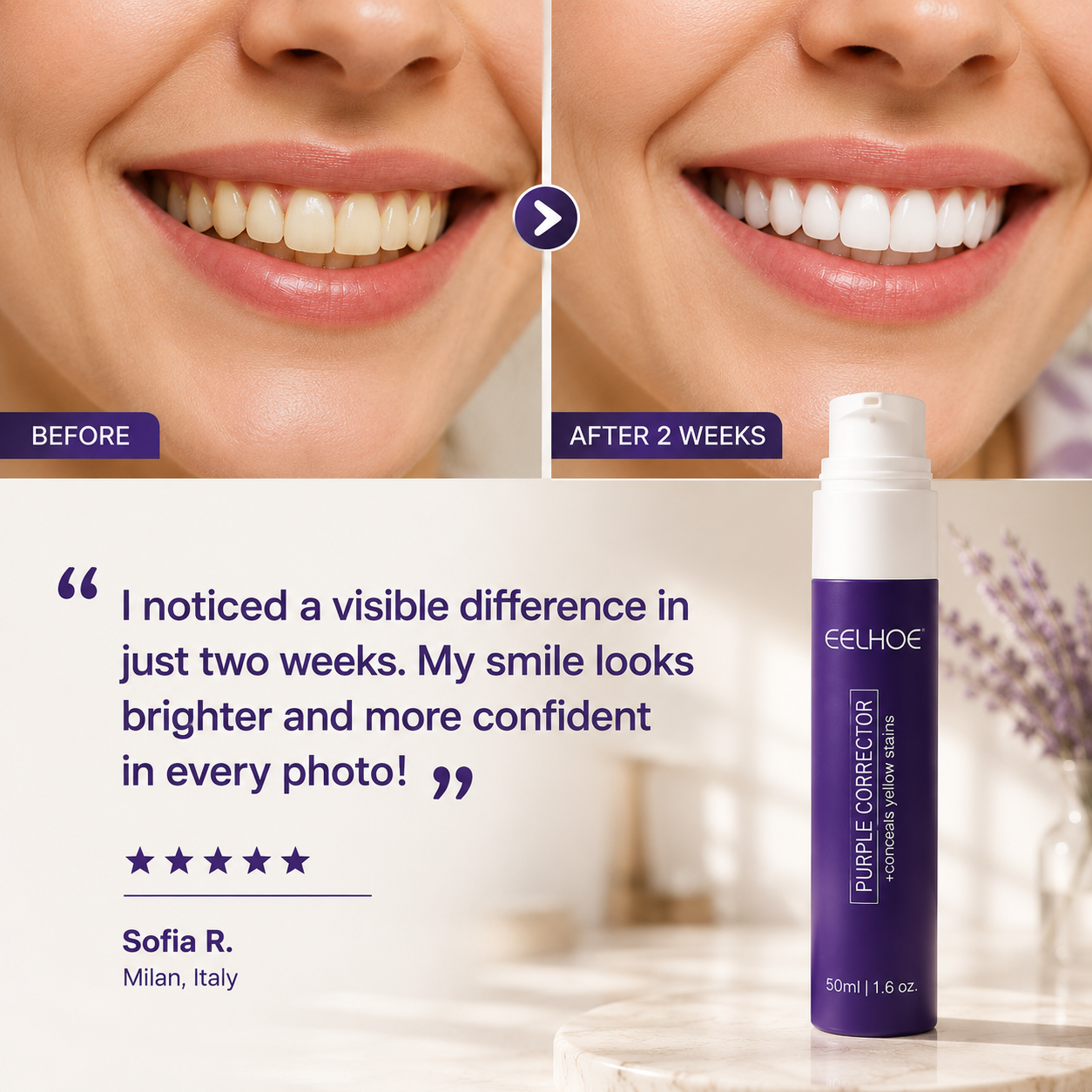 Purple Smile – Color Correcting Tooth Gel